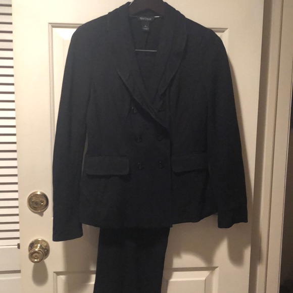 White House Black Market Other - Black knit pant suit